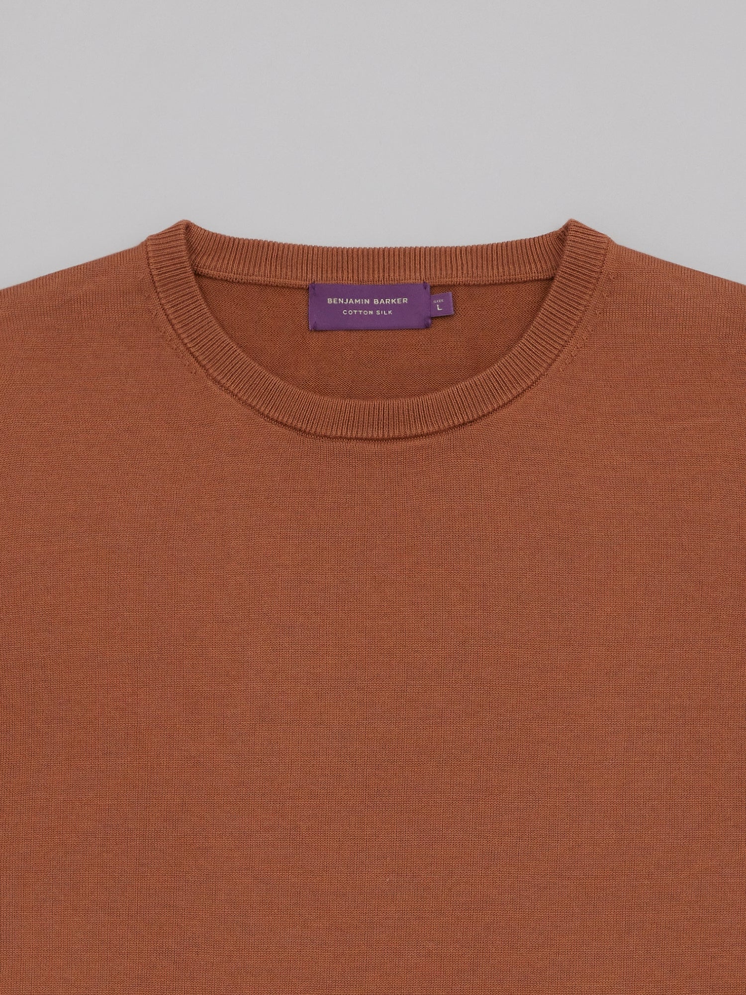 Cotton Silk Knit Tee