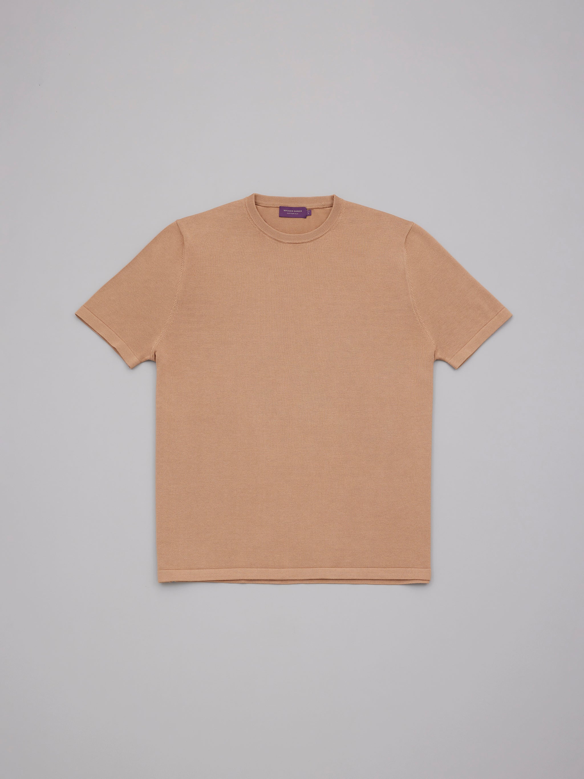 Cotton Silk Knit Tee