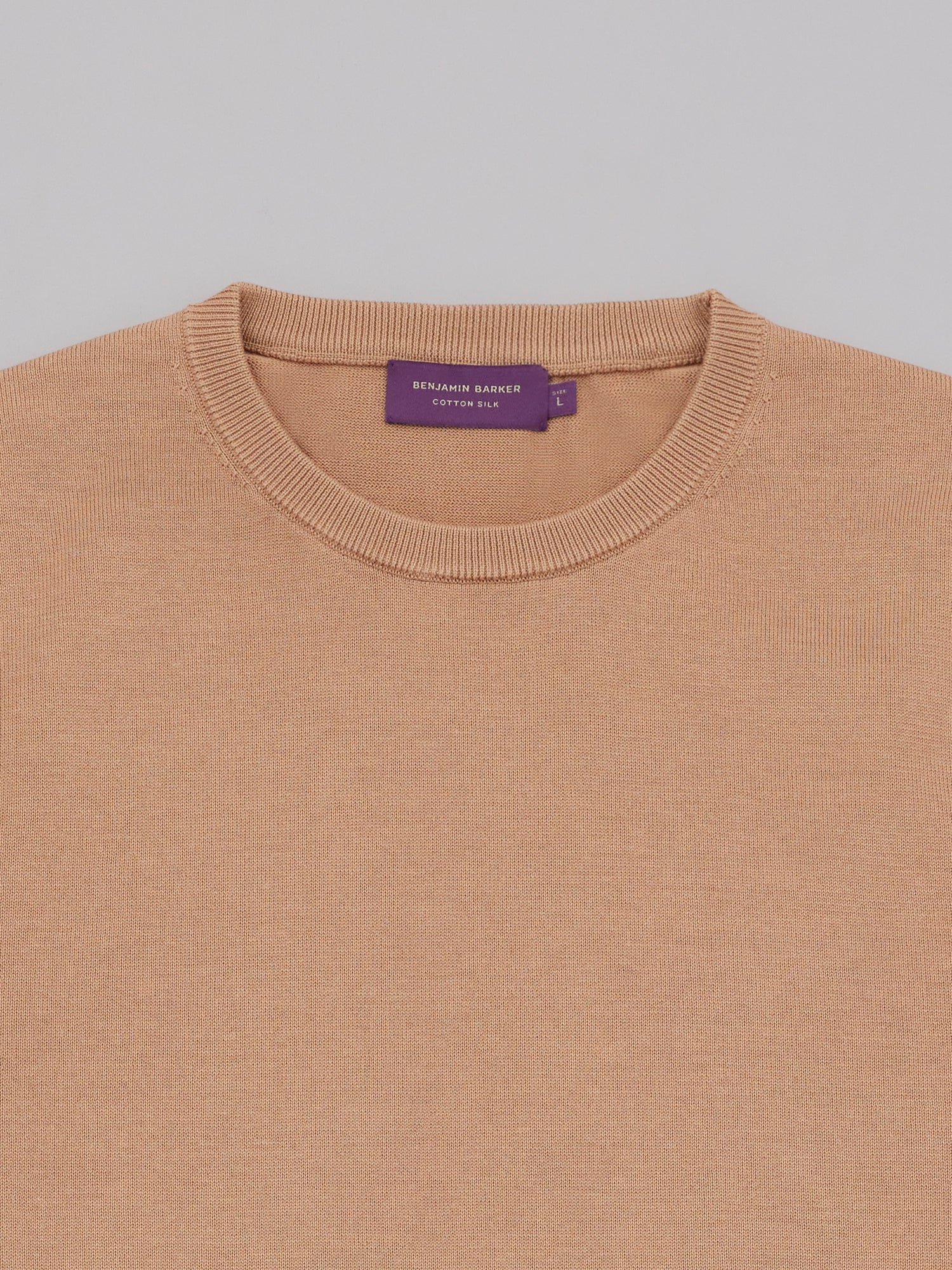 Cotton Silk Knit Tee