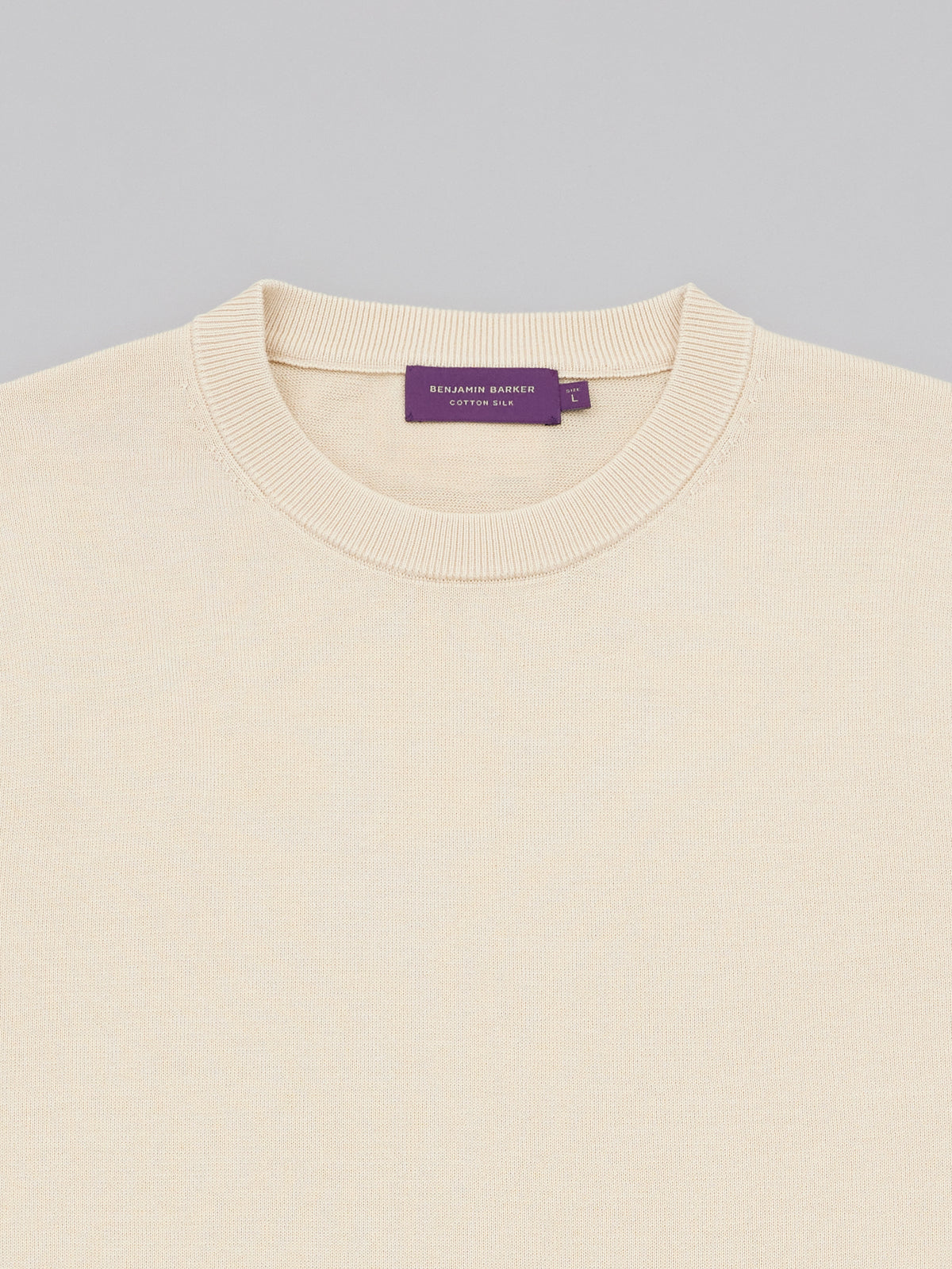 Cotton Silk Knit Tee