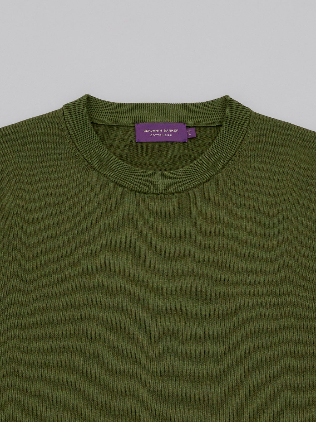 Cotton Silk Knit Tee