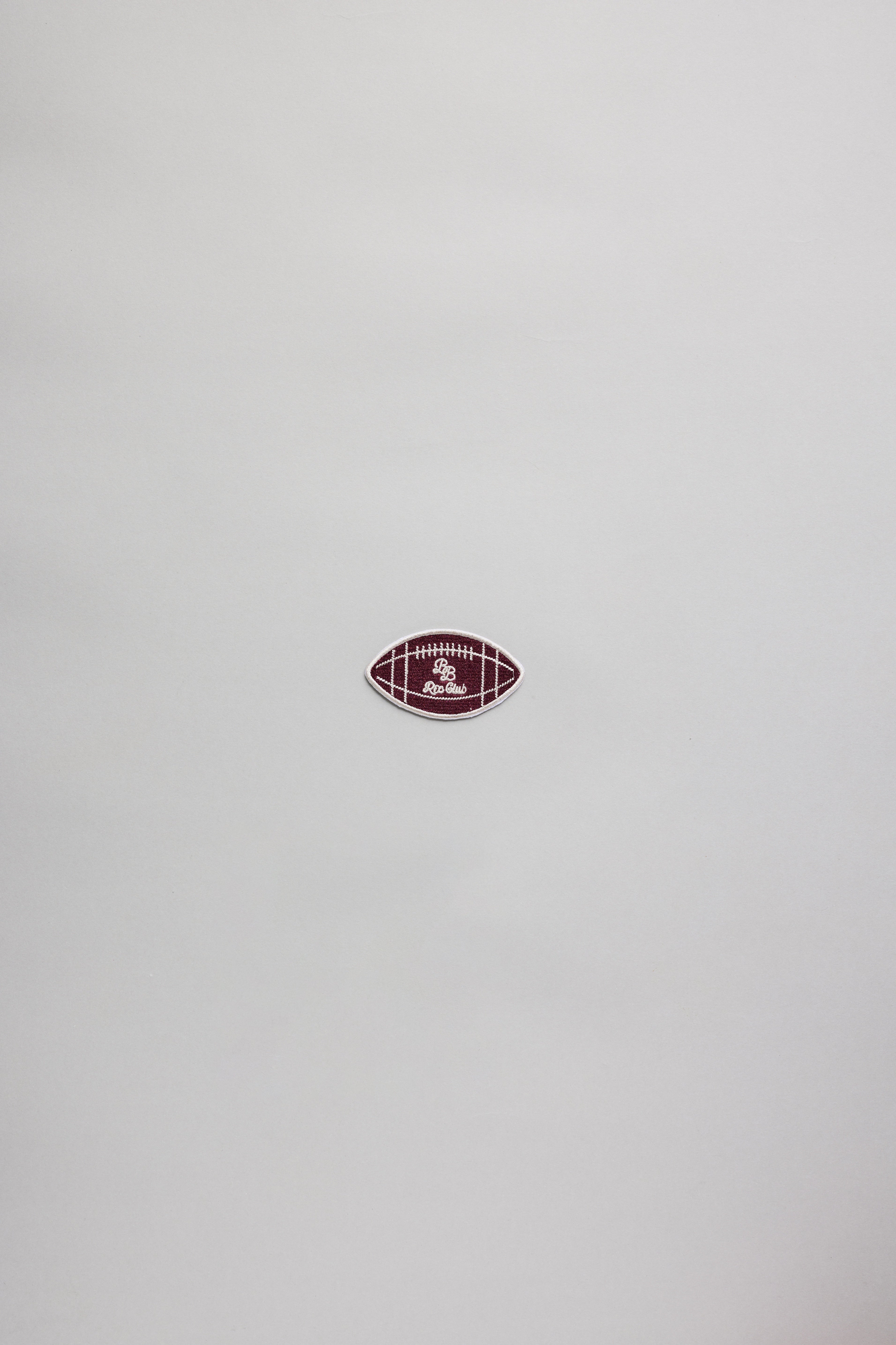 BBRC Rugby Iron-on Patch Burgundy