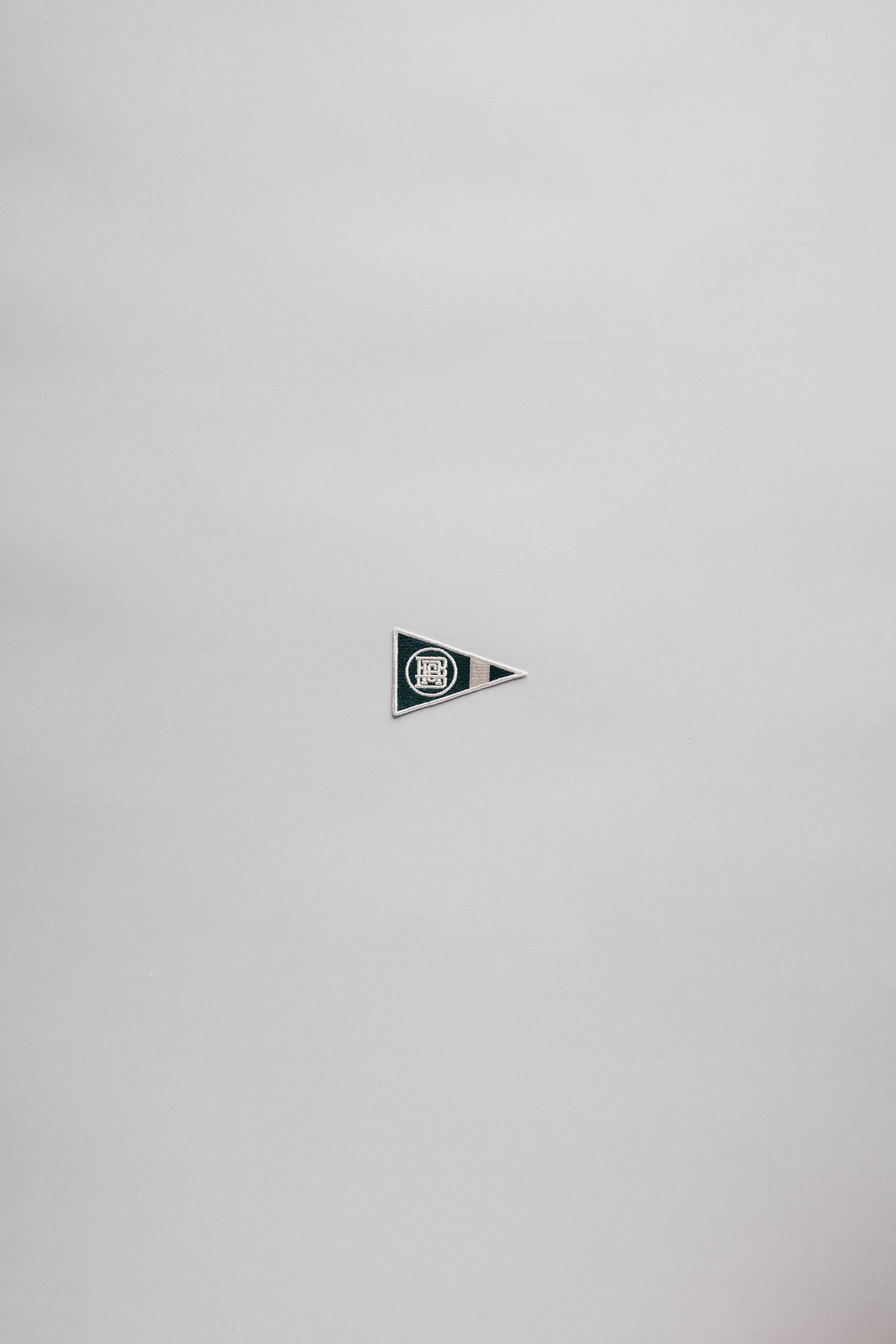 BBRC Logo Flag Iron-on Patch Forest