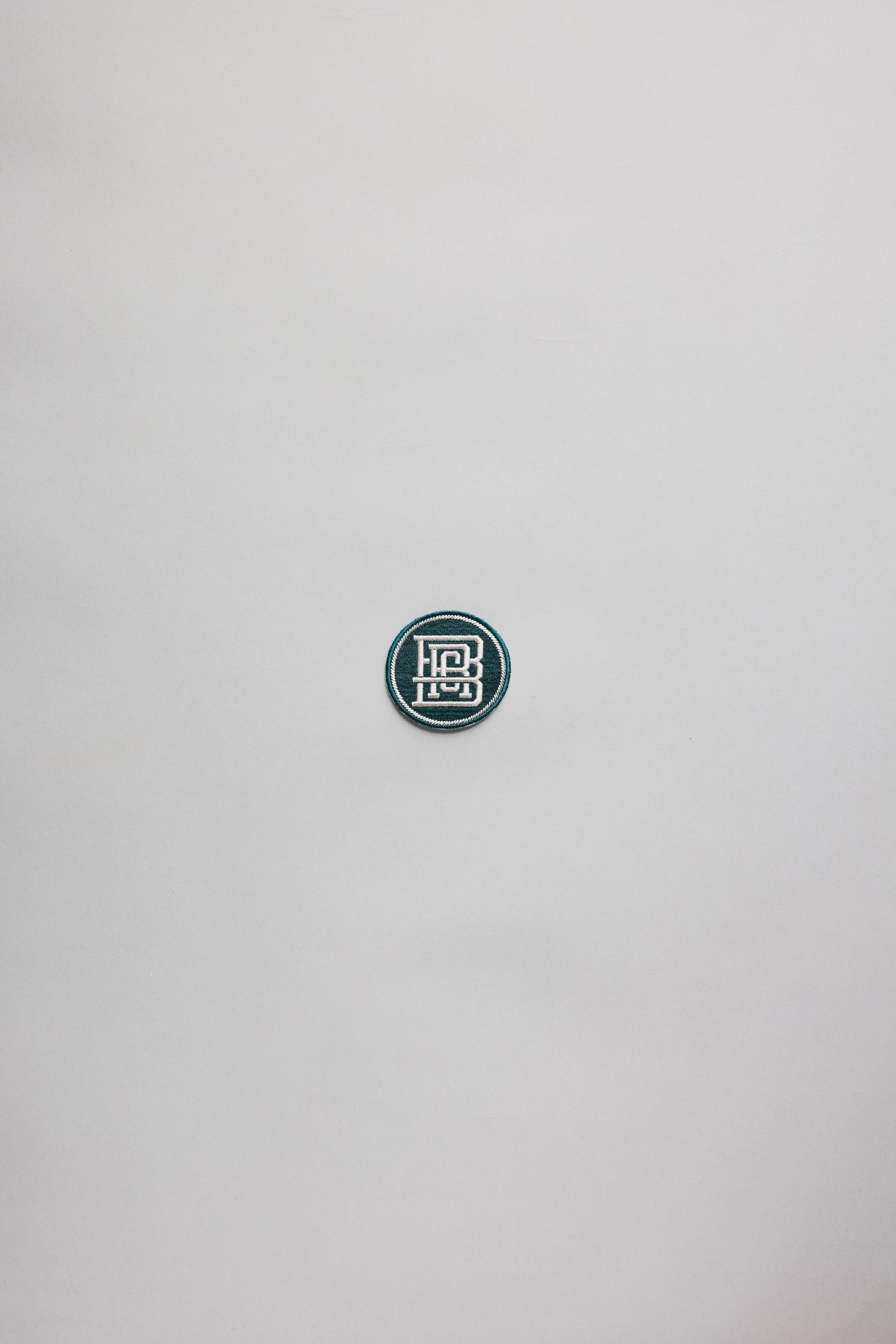 BBRC Logo Round Iron-on Patch Forest