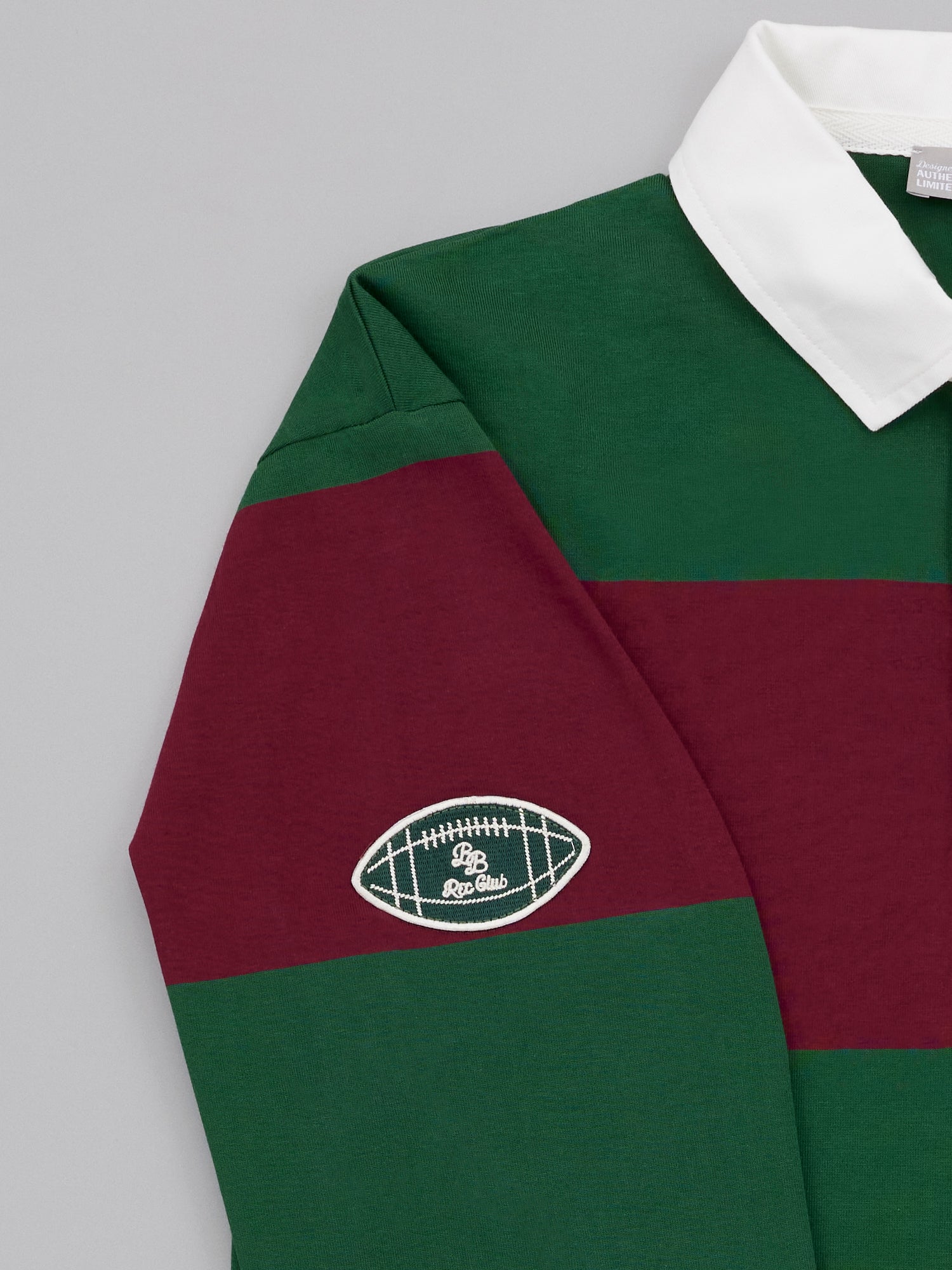 BBRC Rugby Shirt Red Green Stripe