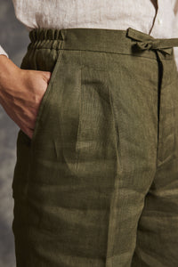 Linen Drawstring Shorts