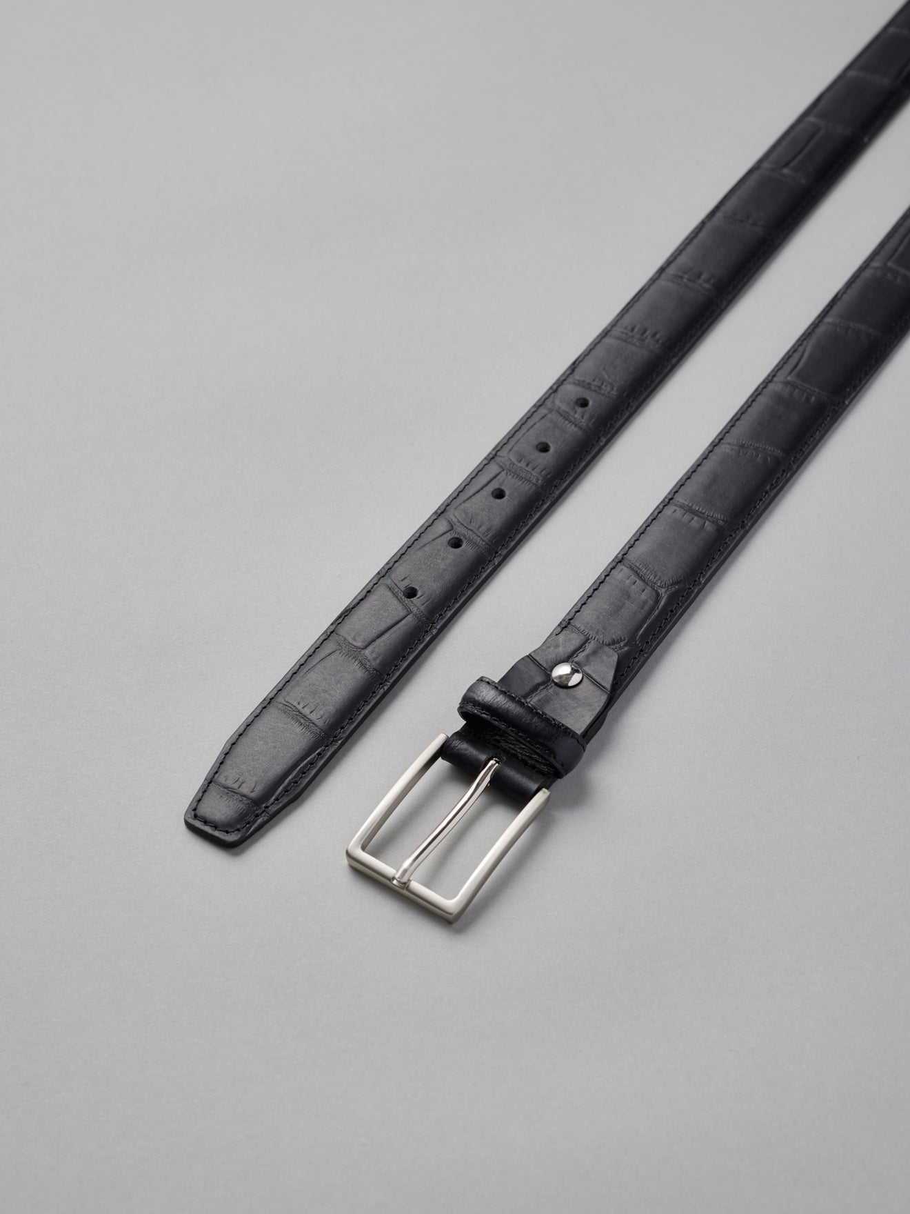 Embossed Leather Belt
