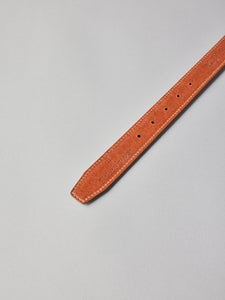 Embossed Leather Belt