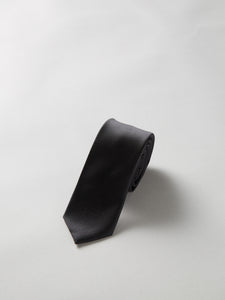 Wynford Classic Black Slim Tie